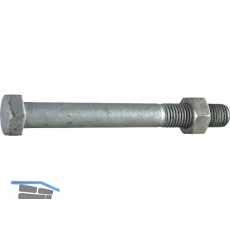 SRUBENA SB-Schraube EN15048-1 8.8U M20X200 TG feuerverzinkt