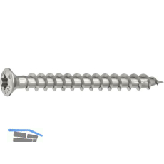 HECO-Topix-plus Fassadenschraube Linsensenkkopf 4.5x 50 Torx 20 Edelstahl A2