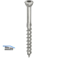 HECO-Topix-plus Glasleistenschraube SNK 3.5x 50 TX10 TG A2