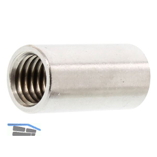 Distanzbuchsen rund M10x 40 Edelstahl A2 (Langmutter)