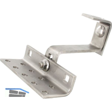Vario-Solardachhaken 140X56X5/6 mm Edelstahl A2