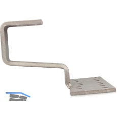 Fix-Solardachhaken 180x70x6/8 mm Edelstahl A2