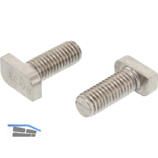 Hammerkopfschraube Typ 20/12 M 8x 20 - Edelstahl A2