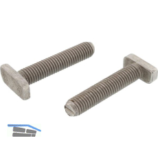 Hammerkopfschraube Typ 28/15 M10x 20 - Edelstahl A2