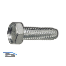 DIN7513A M 6x 16 verzinkt Gewindeschneidschraube mit Sechskantkopf