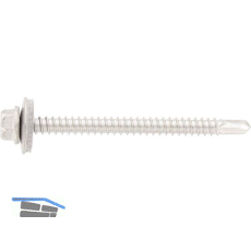 DIN7504K 5.5x 50 Edelstahl A2 Sechskantbohrschraube mit Scheibe � 16 mm