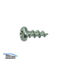 SFS-SPT/14 Beschlagschraube Halbrundkopf 4.3x20 PH 2 Stahl silber f.Kunststoffpr