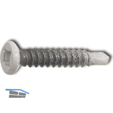 SFS-SR2 Armierungsschraube 4.2x25 PH 2 verzinkt Kopf nach RAL9016 wei� besch.
