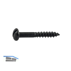 Zier-Holzschraube � 3 x 20 mm, Flachkopf, Schmiedeeisen verzinkt patiniert