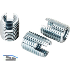 Gewindeeins�tze selbstschneidend M12 Stahl verzinkt-blau