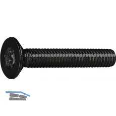 ISO14581 08.8 M 4x12 Torx 20 verzinkt-schwarz Senkschraube