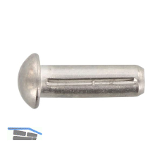 DIN1476 Halbrundkerbnagel 2.5x 6 Edelstahl A2