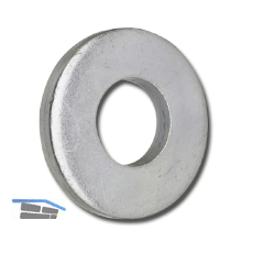 DIN7349 M18 verzinkt Scheibe f�r schwere Spannh�lsen
