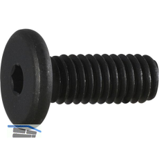 Zylinderschraube mit extrem niedrigem Kopf M 6x 20 G�te 10.9