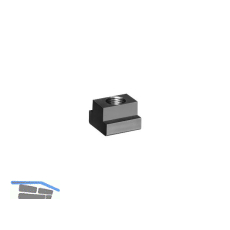 T-Nutenstein (Mutter f�r T-Nuten) DIN508 KL10 M16x20 - blank