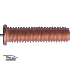 ISO13918-1 SZ M 4x 8 Stahl verkupfert Schwei�bolzen mit Spitzenz�ndung