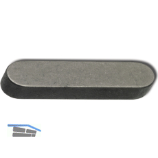 DIN6885A 8x 7x 28 Edelstahl A5 1.4571 Passfeder rundstirnig