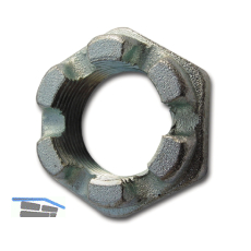 DIN937/17H M24x1.5 verzinkt Kronenmutter mit Feingewinde flache Form