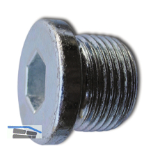 DIN908 5.8 M20x1.5 verzinkt Verschlussschraube zylindrisches, metr. Feingewinde