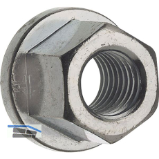 DIN6331/10 M20 verzinkt Sechskant-Flachbundmutter 1.5 d