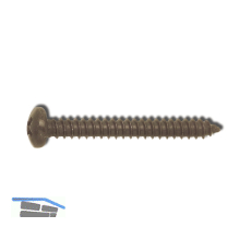 DIN7981C 3.9x 13 PH-Kreuzschlitz br�niert Linsen-Blechschraube ~ISO7049