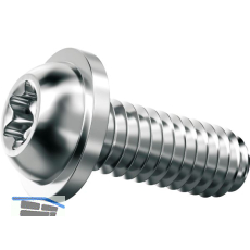 DELTA PT-Schraube Linsenkopf 5x 12 TX25 Stahl verzinkt-blau