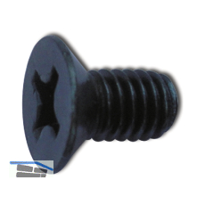 ~ISO7046-1 4.8 M 5x 10 Ph KS verzinkt schwarz Senkschraube (DIN965A)