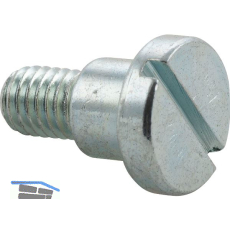 DIN923 4.8/5.8 M 8x10 verzinkt Flachrundschraube mit Schlitz und Ansatz