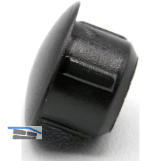 Abdeckstopfen f�r Bohrloch � 7mm mit Abhubsicherung Polyethylen schwarz