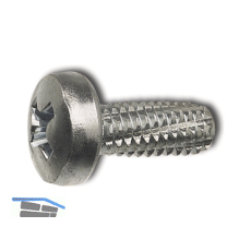 DIN7516A M 4x 12 verzinkt Gewindeschneidschraube mit Linsenkopf