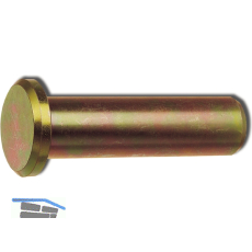 DIN1444 B18H11x65 Bolzen mit Kopf und Splintloch verzinkt