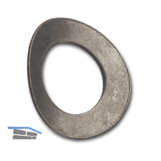 DIN137A M 8 blank Federscheibe gew�lbt