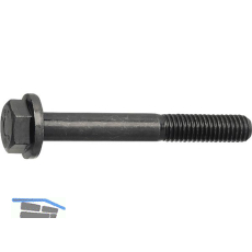 EN1665 10.9 M 8x 60 blank Sechskantschr. m. Flansch (DIN6921)