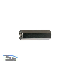 Distanzhalter M3x25 Innen-/Innengewinde Messing vernickelt