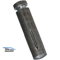 DIN1469C 2 X 8 blank Passkerbstift mit Hals