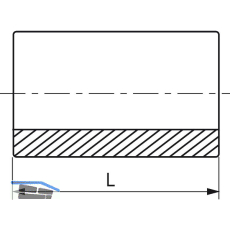 Schwei�muffe Figur 2701 3/8" verzinkt
