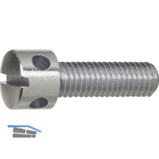 DIN404 M 5x 12 verzinkt Kreuzlochschraube mit Schlitz