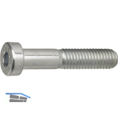 DIN7984 M 6x 10 Edelstahl A2-70 Zylinderschraube mit niedrigem Kopf, ISK