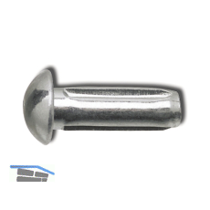 DIN1476 2x 5 verzinkt Halbrundkerbnagel