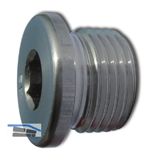 DIN908 G 1/4" Edelstahl A2 Verschlussschraube zylindrisches Gasgewinde