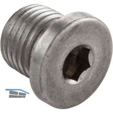 DIN908 5.8 G 1/2" verzinkt Verschlussschraube zylindrisches Rohrgewinde