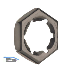 DIN7967 M12 feuerverzinkt Sicherungsmutter (Palmutter)