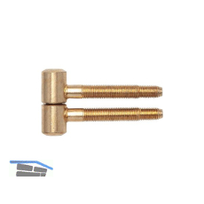 SECOTEC Einbohrband zweiteilig Zylinderkopf Holz 16 mm vermessingt SB-2