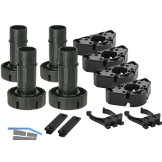 SECOTEC Sockelverstellfu� Unico Kunststoff schwarz 120 mm SB-4