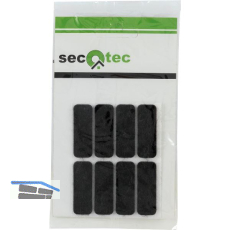 SECOTEC Filzgleiter selbstklebend eckig wei� 44X16 mm SB-8