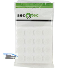 SECOTEC Filzgleiter selbstklebend rund wei� 22 mm Profi-Pack SB-80