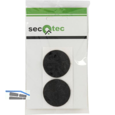 SECOTEC Filzgleiter selbstklebend rund braun 45 mm SB-2