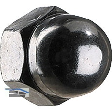 SECOTEC Hutmutter DIN1587 M 8 verzinkt-blau KP-100