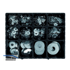 SCH-Sortimentskoffer Scheiben mit vergr��erter Auflagefl�che verzinkt / ISO 7093