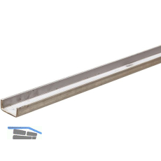 Edelstahl U-Profil 1.4301 20x40x20x3